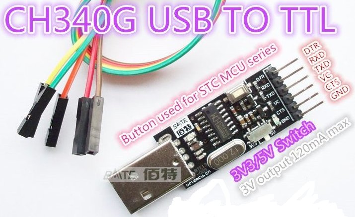 Pevodnk USB -> RS232 TTL 3,3V / 5V - Kliknutm na obrzek zavete